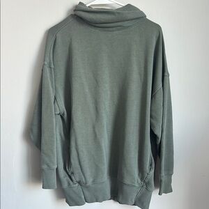 American Eagle Outfitters Green Cowl Neck Sweater